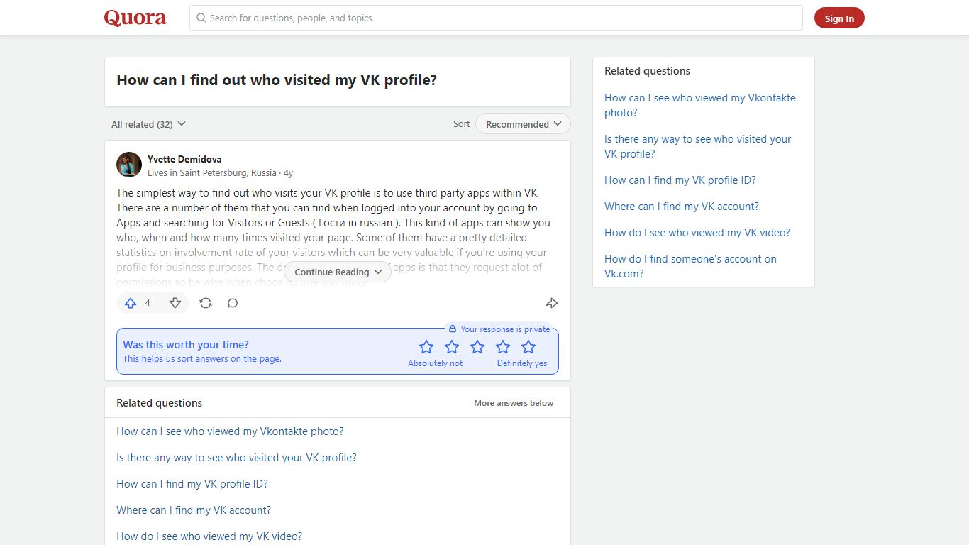 How to find out who visited my VK profile - Quora