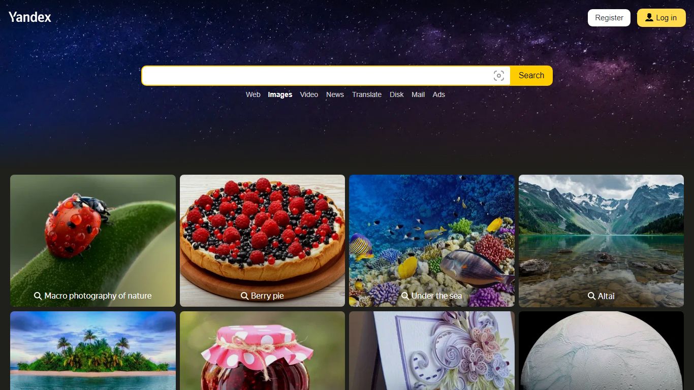 Yandex.Images: search for images online or search by image